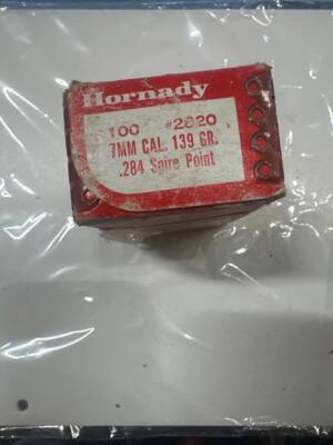 Hornady 7mm 139gr Spire Point Bullets #2820 – ~95ct