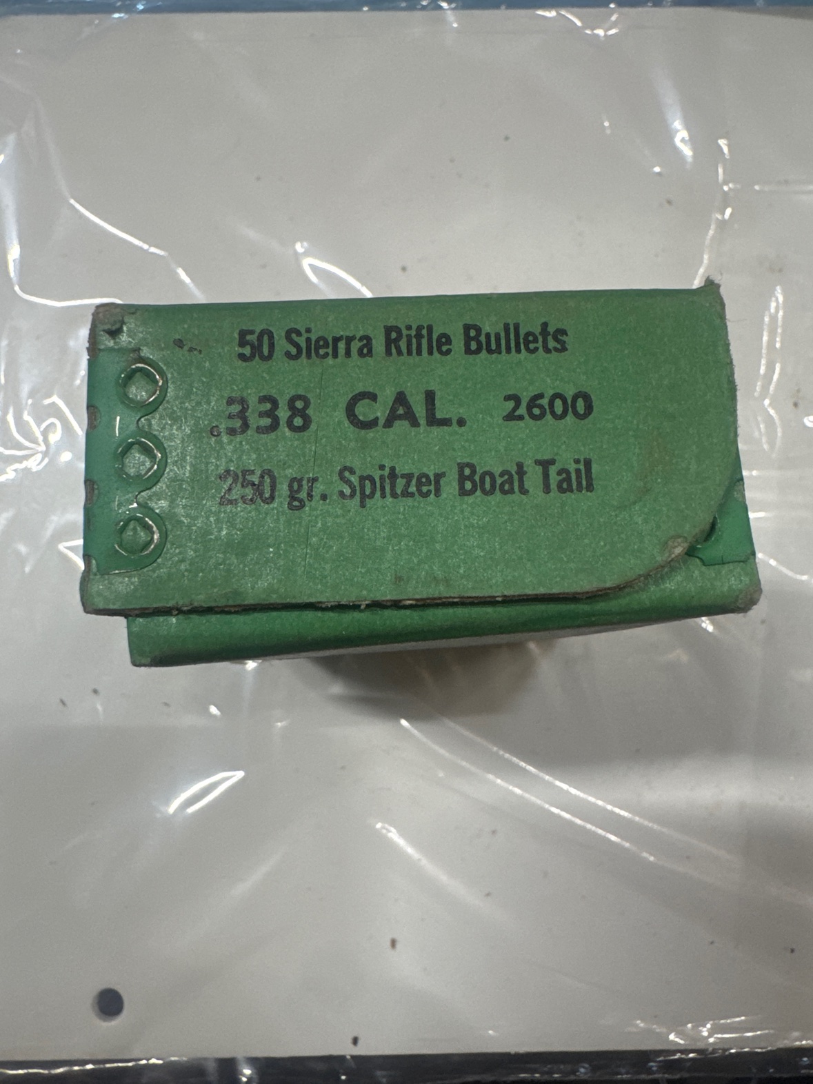 Sierra .338 Cal 250gr Spitzer Boat Tail GameKing Bullets #2600 – ~45ct