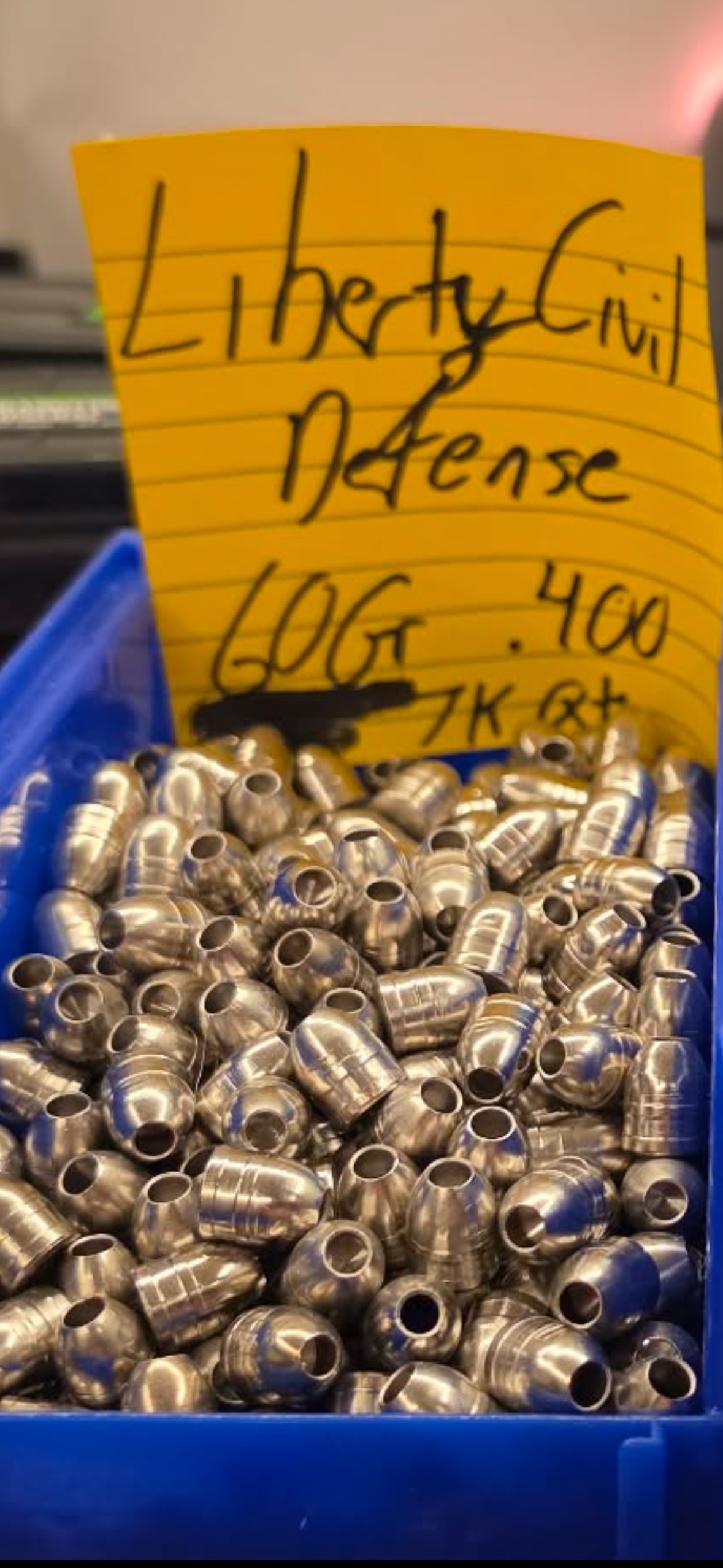 Liberty Civil Defense 60gr .40/10mm Pulled Bullets