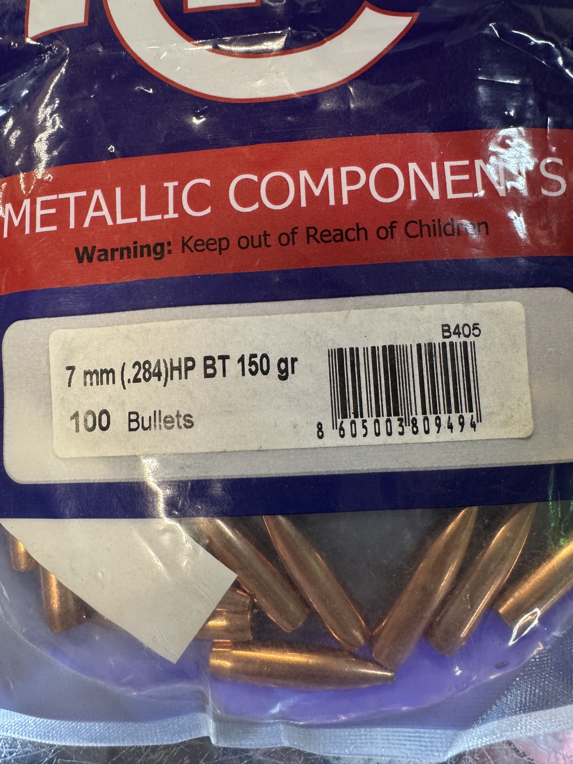 PPU 7mm (.284) 150gr HPBT Bullets - Image 2